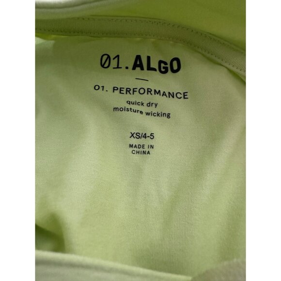 01. Algo Boys Performance Quarter Zip Pullover Long Sleeve Quick dry 4/5 NWOT - Picture 4 of 5